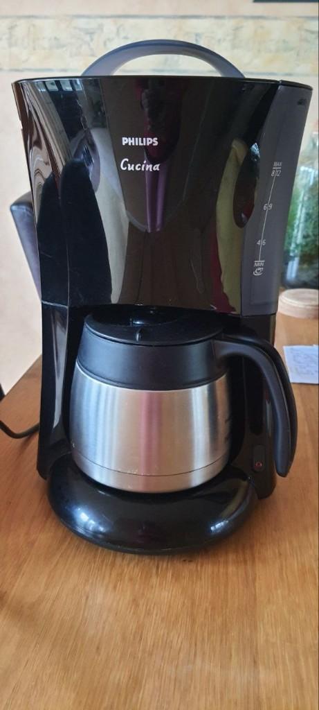 Philips Cucina koffiezetapparaat; thermoskan kapot, Ophalen, Afneembaar waterreservoir, Gebruikt, 10 kopjes of meer