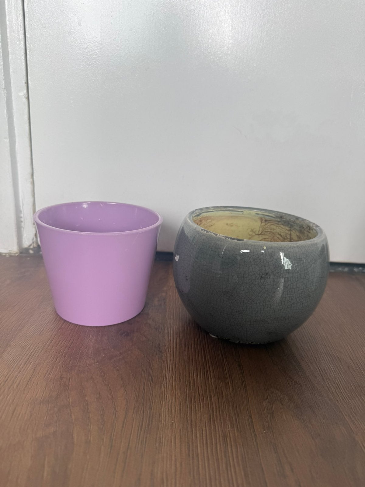 Diverse kleine planten potten, Ophalen, Rond, Zo goed als nieuw, Aardewerk