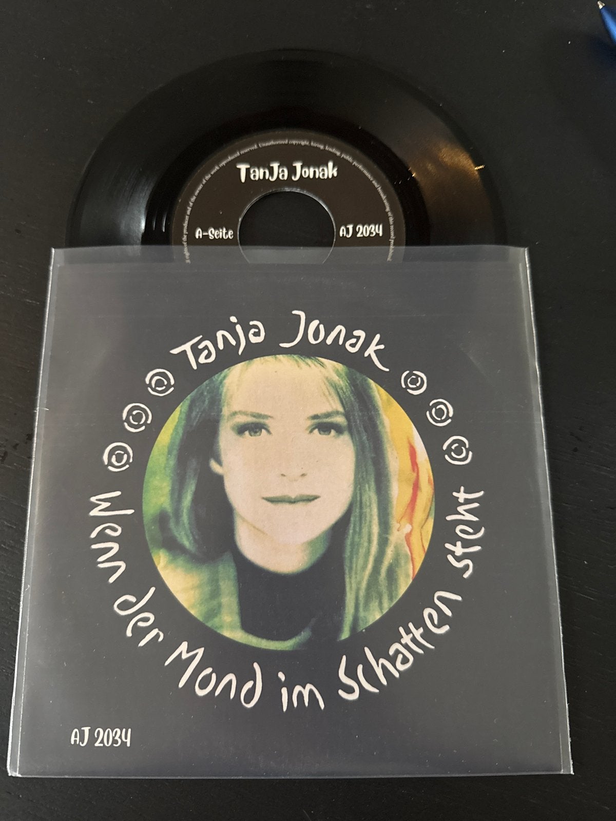Tanja Jonak - Wenn der Mond im Schatten staat (Vinyl Single), Cd's en Dvd's, Gebruikt, 7 inch, EP, Schlager