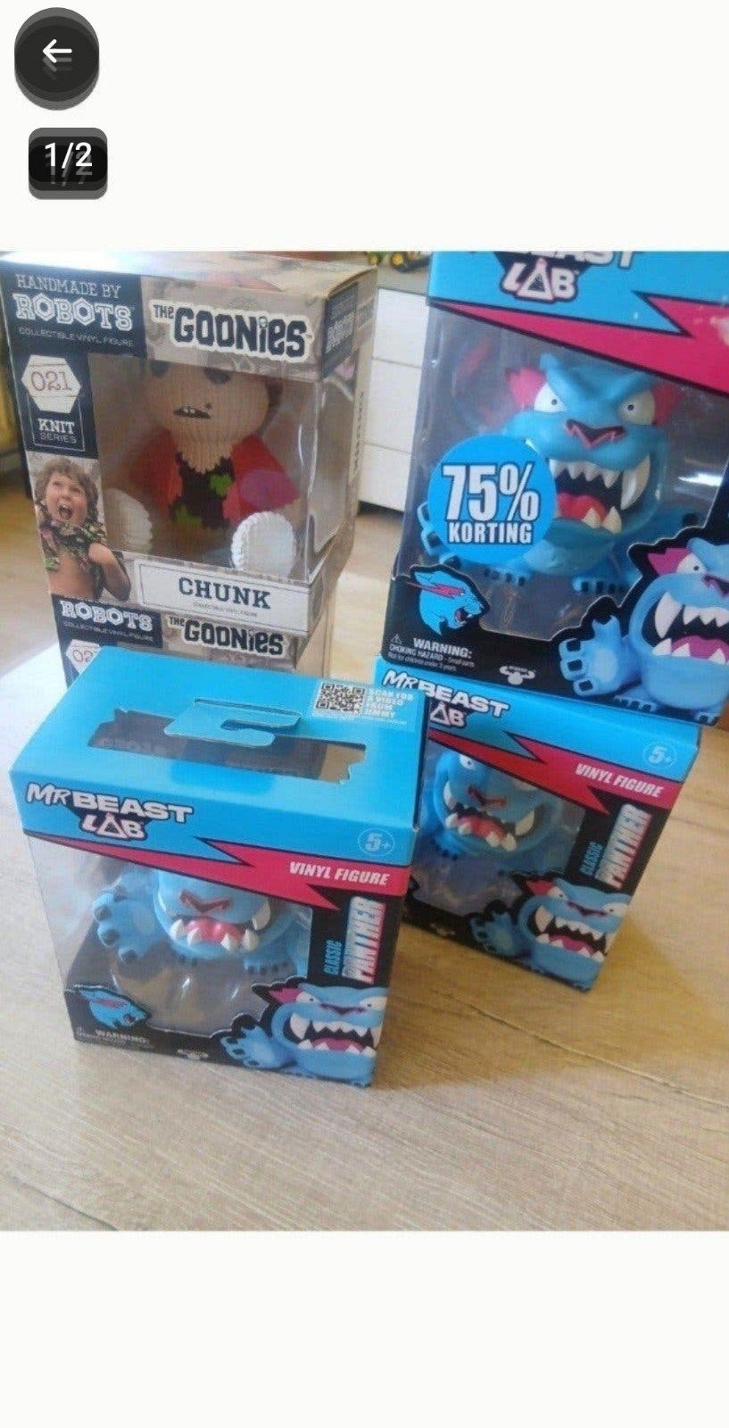 MrBeast Lab Vinyl Figuren & The Goonies Chunk Figuur, Ophalen of Verzenden, Nieuw