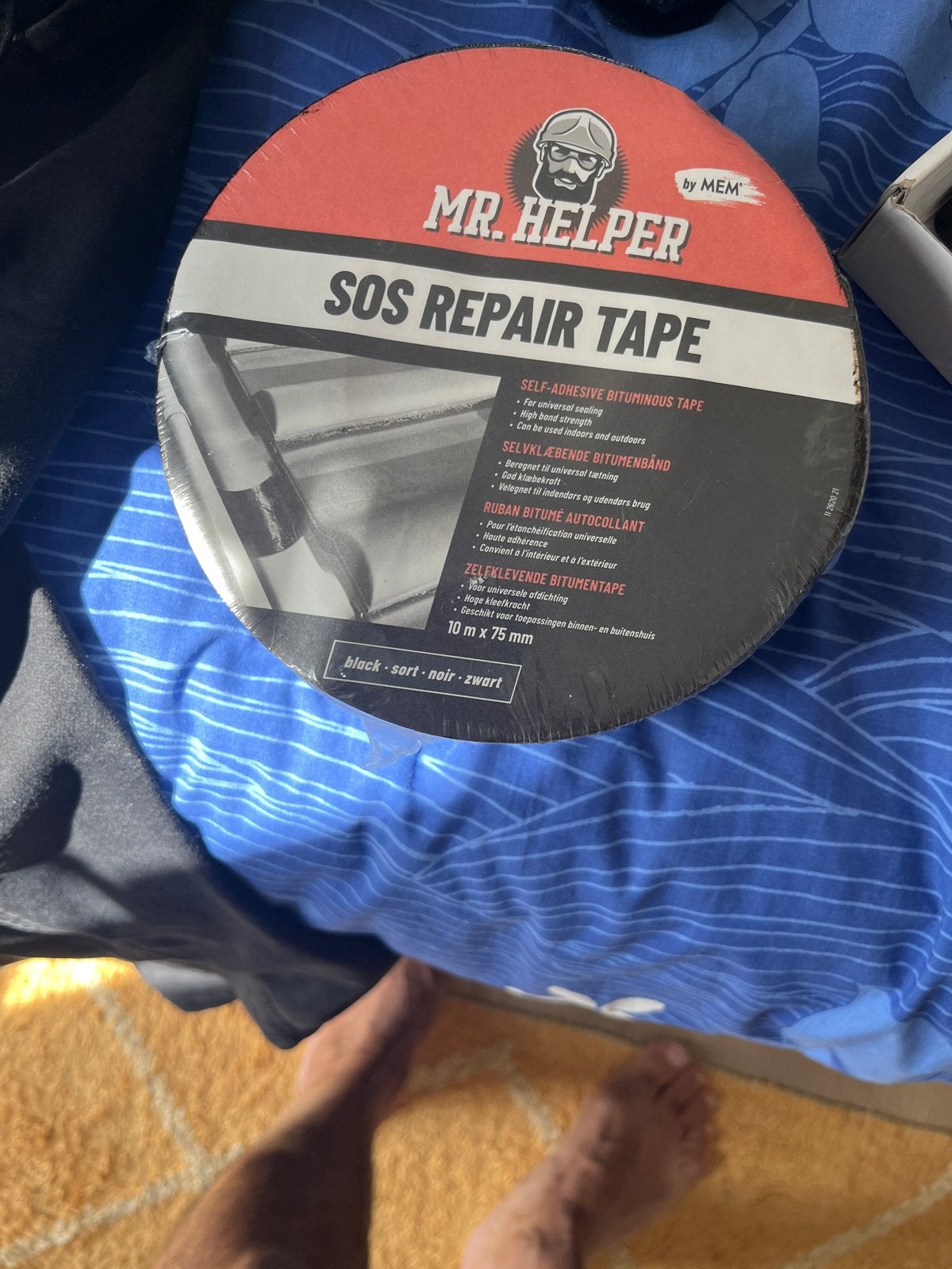 Mr. Helper SOS Reparatie Tape - Zelfklevend Bitumenband, Ophalen, Nieuw