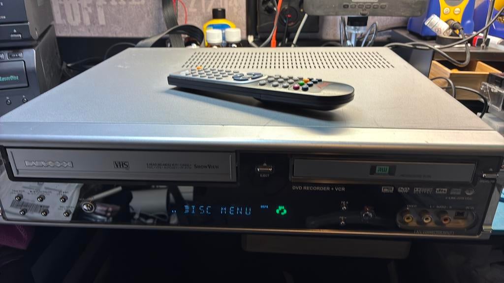 Daewoo VHS/DVD combi-recorder -ideaal voor het digitaliseren, Ophalen of Verzenden, Refurbished, Dvd-recorder, Overige merken