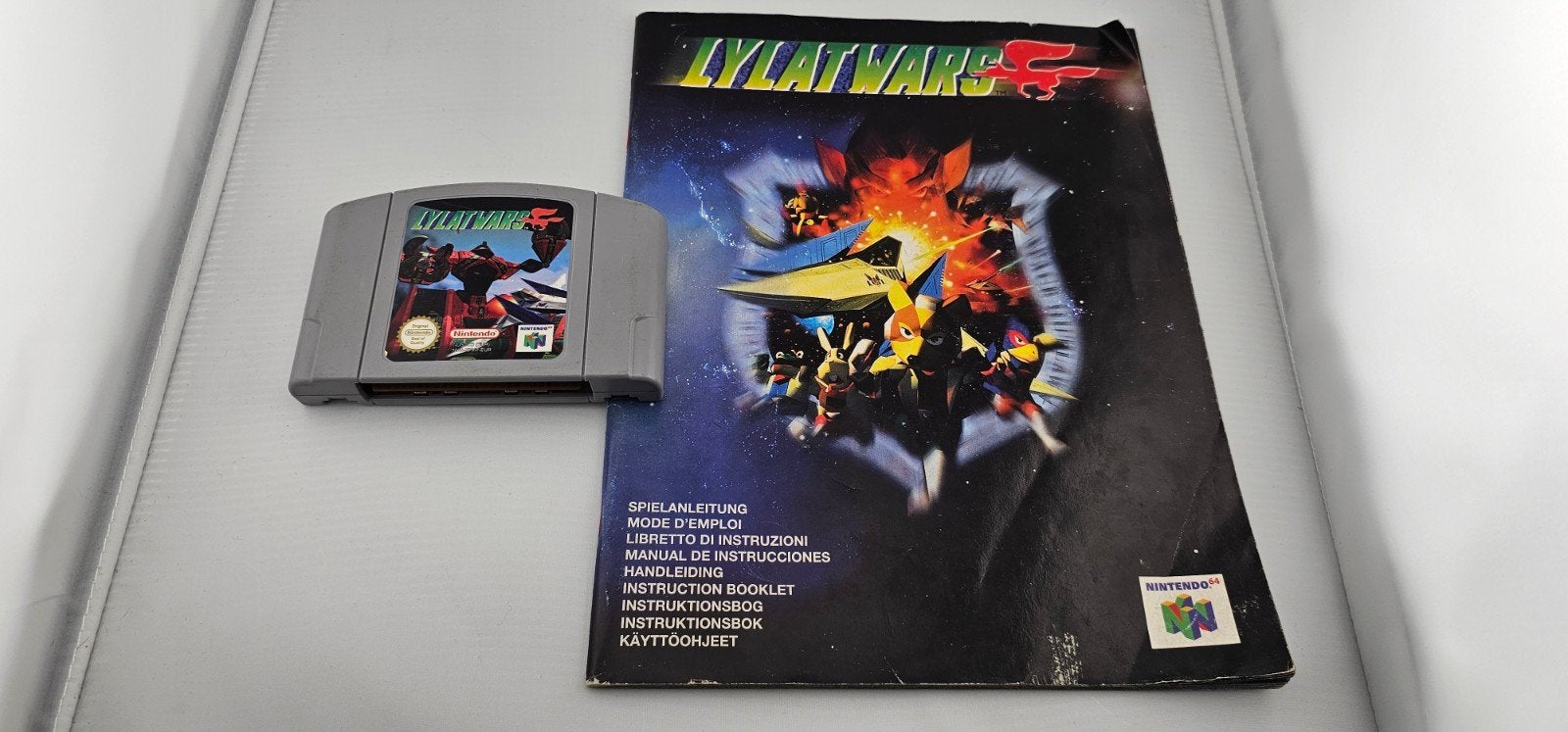 Lylat Wars N64 met boekje., Spelcomputers en Games, Games | Nintendo 64, Gebruikt, Shooter, 1 speler, Ophalen of Verzenden