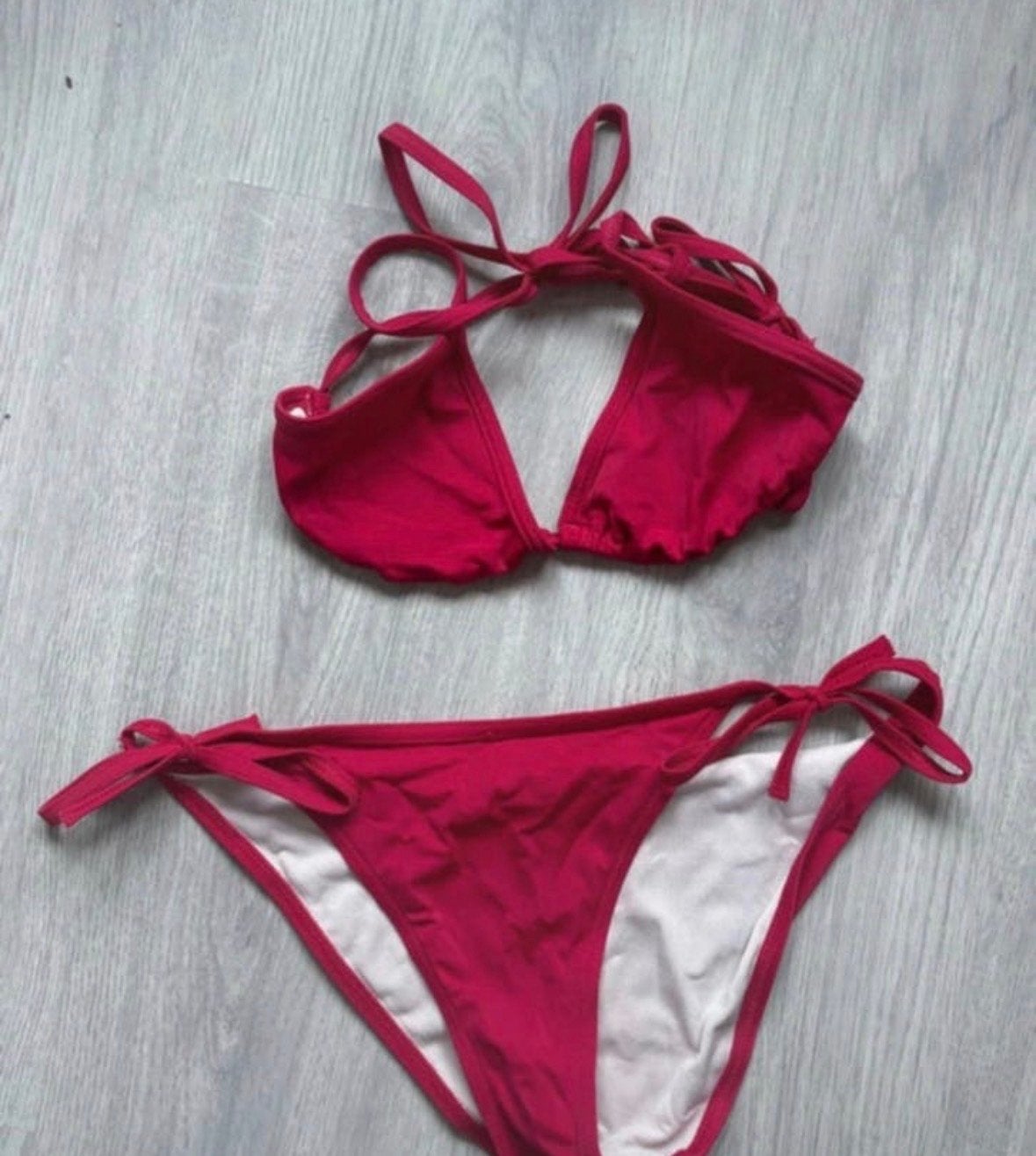 Rode bikini van Olaian, maat 158, Ophalen of Verzenden, Gedragen, Rood, Bikini