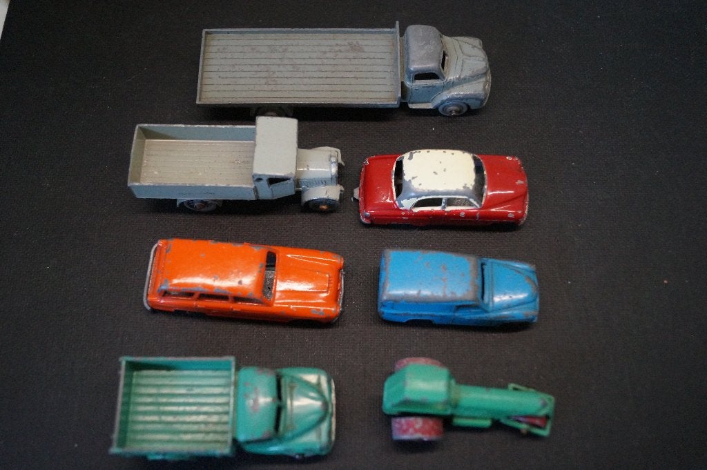 Partij Lesney Matchbox en Dublo Dinky toys jaren '60, Verzenden, Gebruikt, Auto, Matchbox