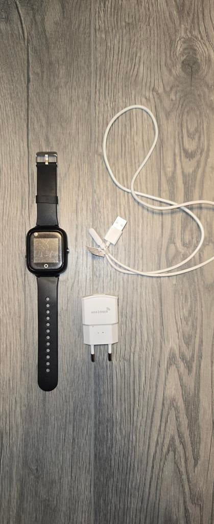 One2track Connect NEO Zwart GPS Horloge voor Kinderen, Ophalen of Verzenden, Zo goed als nieuw, Zwart, Jongen of Meisje