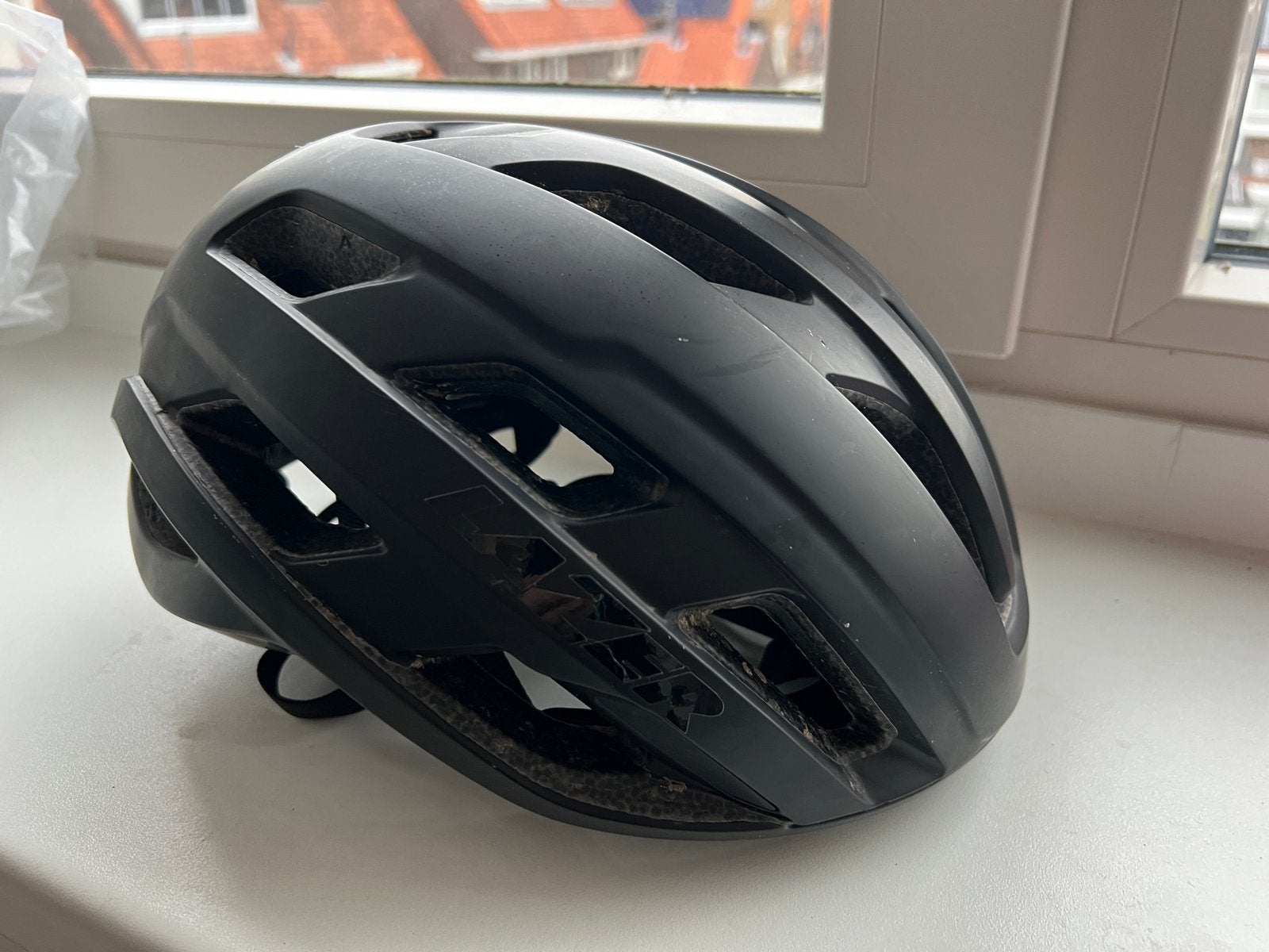 Lazer Strada KinetiCore Racefiets Helm Zwart Maat M, Ophalen of Verzenden, Gebruikt, M, Heer of Dame