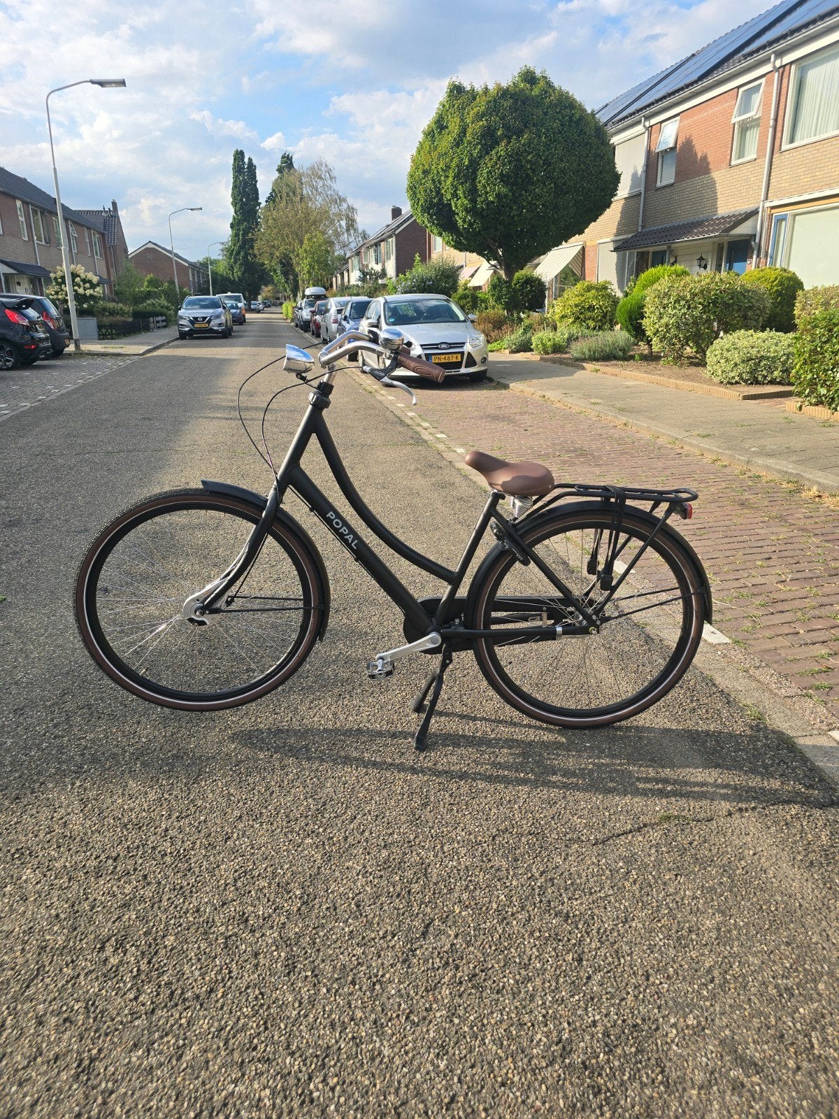 Nieuwe Popal fiets - Stijlvol en comfortabel, Fietsen en Brommers, Fietsen | Dames | Damesfietsen, (Extra) lage instap, Velgrem