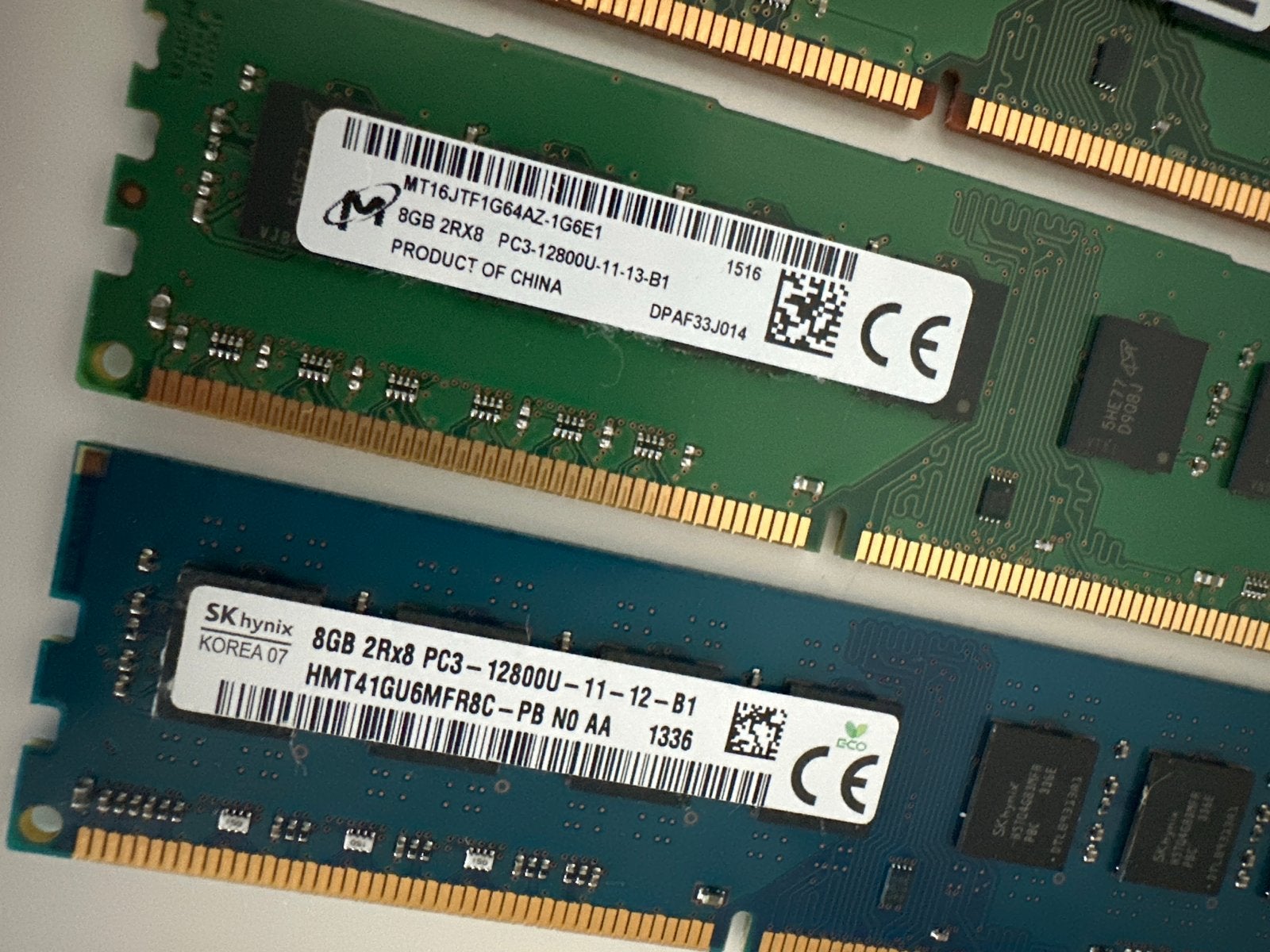 DDR3 RAM Geheugenmodules - Diverse Merken en Groottes, Gebruikt, 8 GB, DDR3, Ophalen of Verzenden