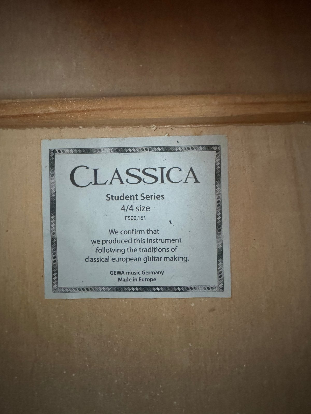 GEWA Classica 4/4 Klassieke Gitaar (Student Series), Ophalen, Gebruikt, Klassieke of Spaanse gitaar