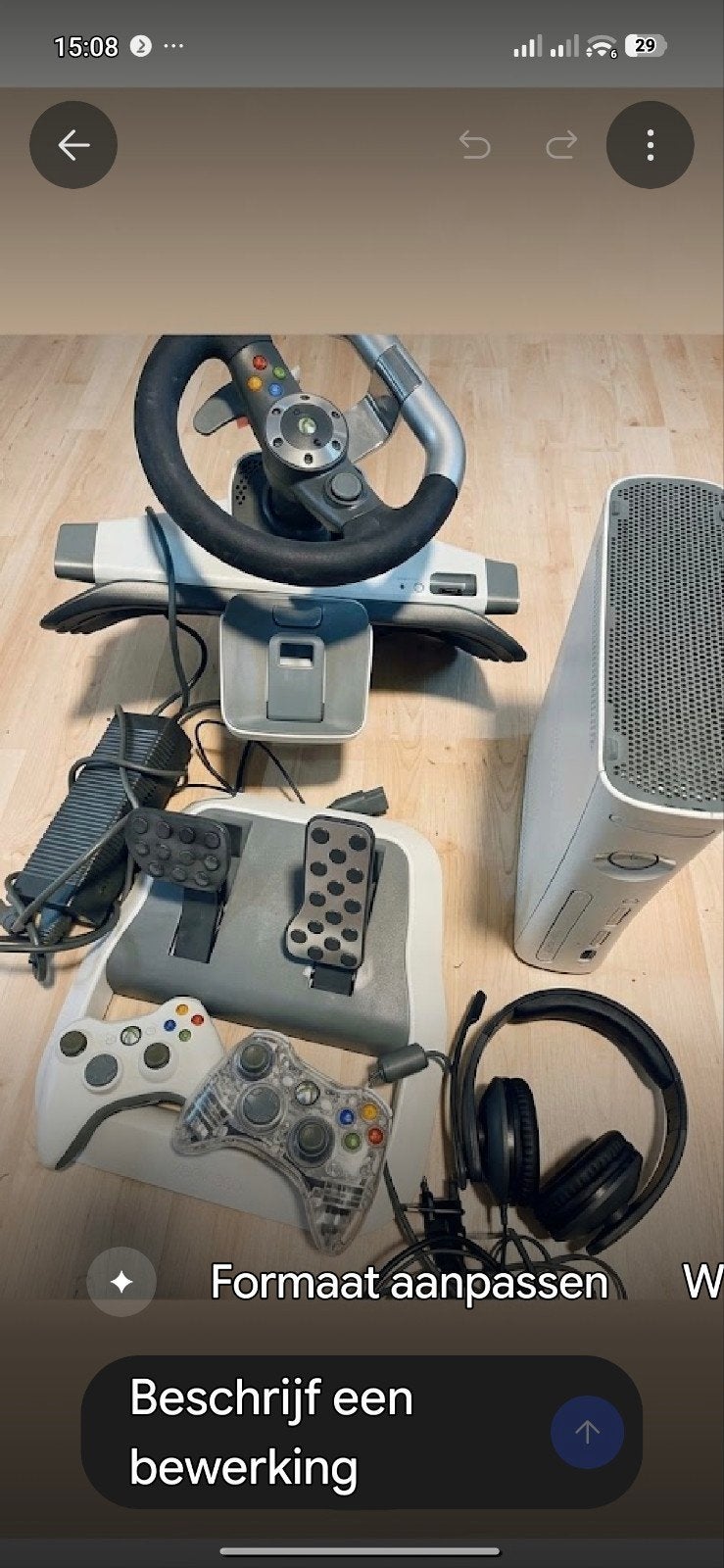 Xbox360, Spelcomputers en Games, Ophalen, 250 GB, Met 1 controller