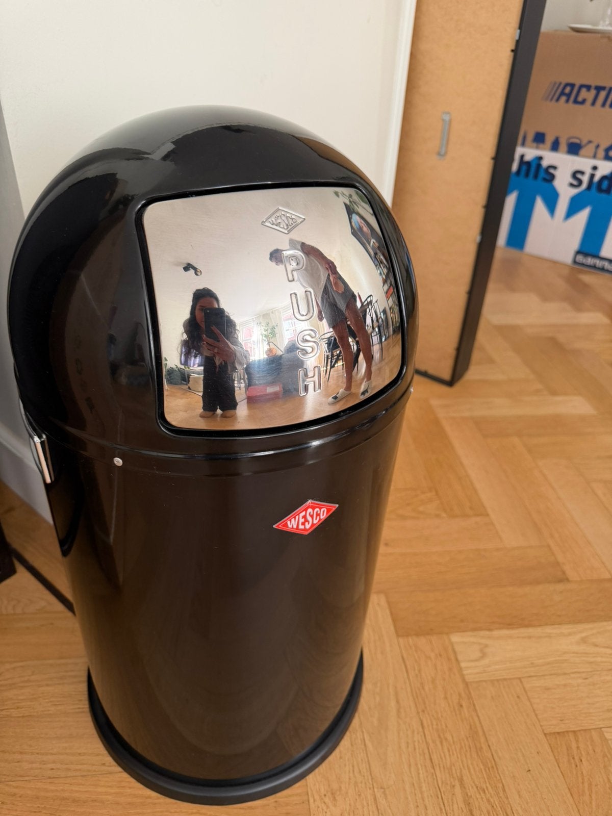 Wesco prullenbak, Huis en Inrichting, 40 liter of meer, Ophalen, Zo goed als nieuw, Kunststof