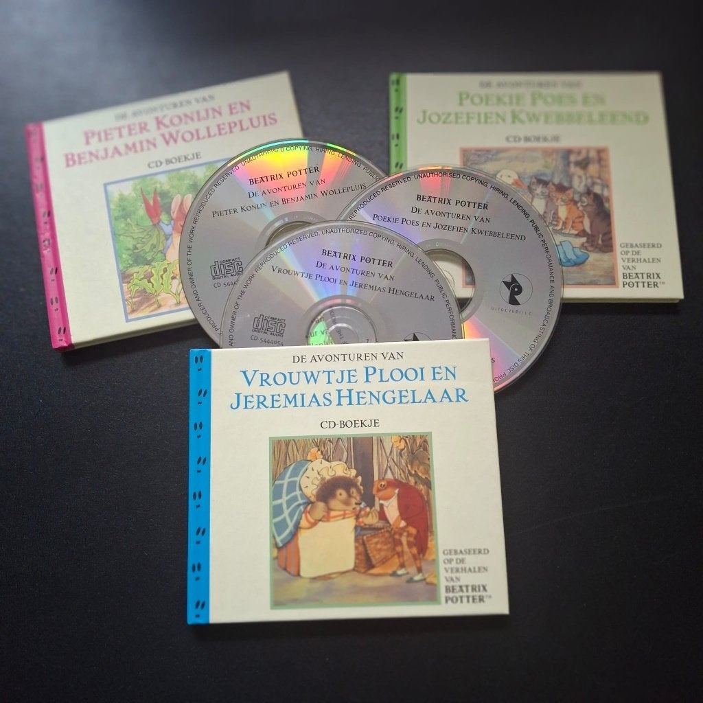 3 CD -boekjes Beatrix Potter, Beatrix Potter, Ophalen of Verzenden, Zo goed als nieuw, 2 tot 3 jaar