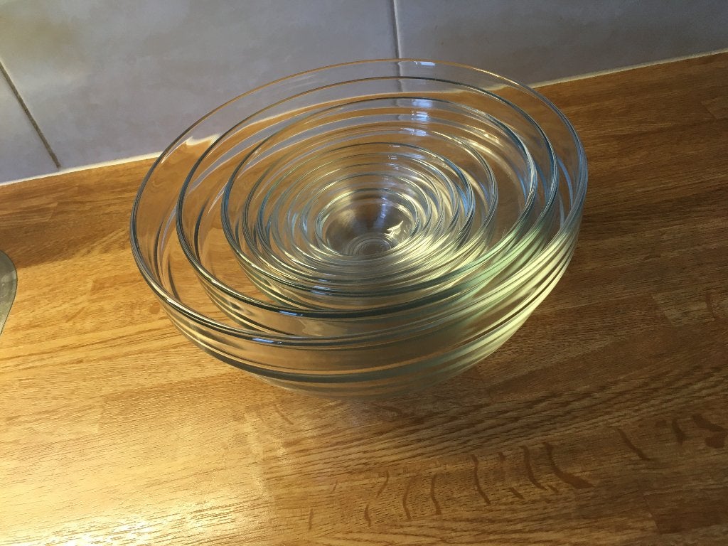 Negental geneste Arcoroc France kommen van gehard glas, Huis en Inrichting, Keuken | Servies, Overige merken, Ophalen of Verzenden