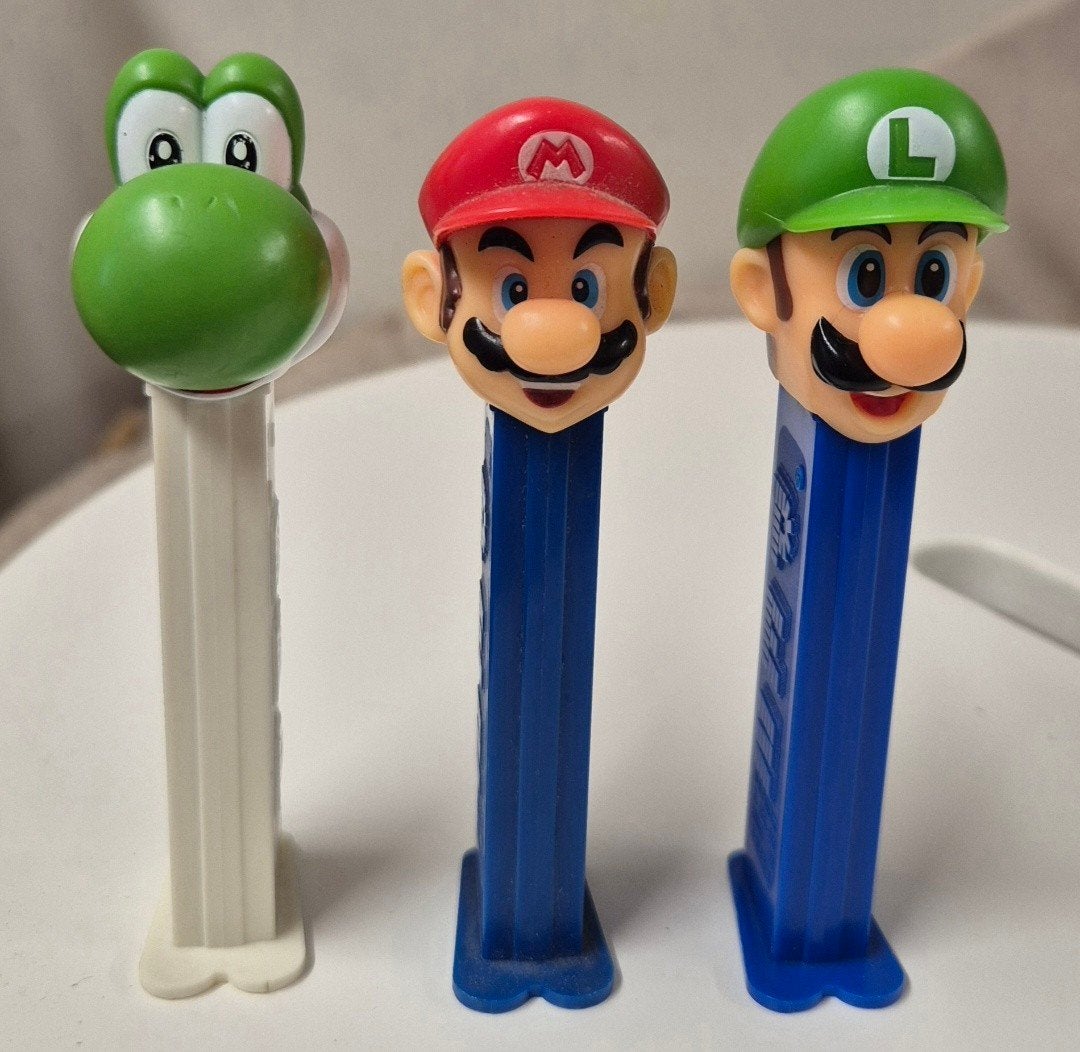 Pez snoepdispencers / Mario, Luigi en Yoshi, Ophalen of Verzenden, Zo goed als nieuw