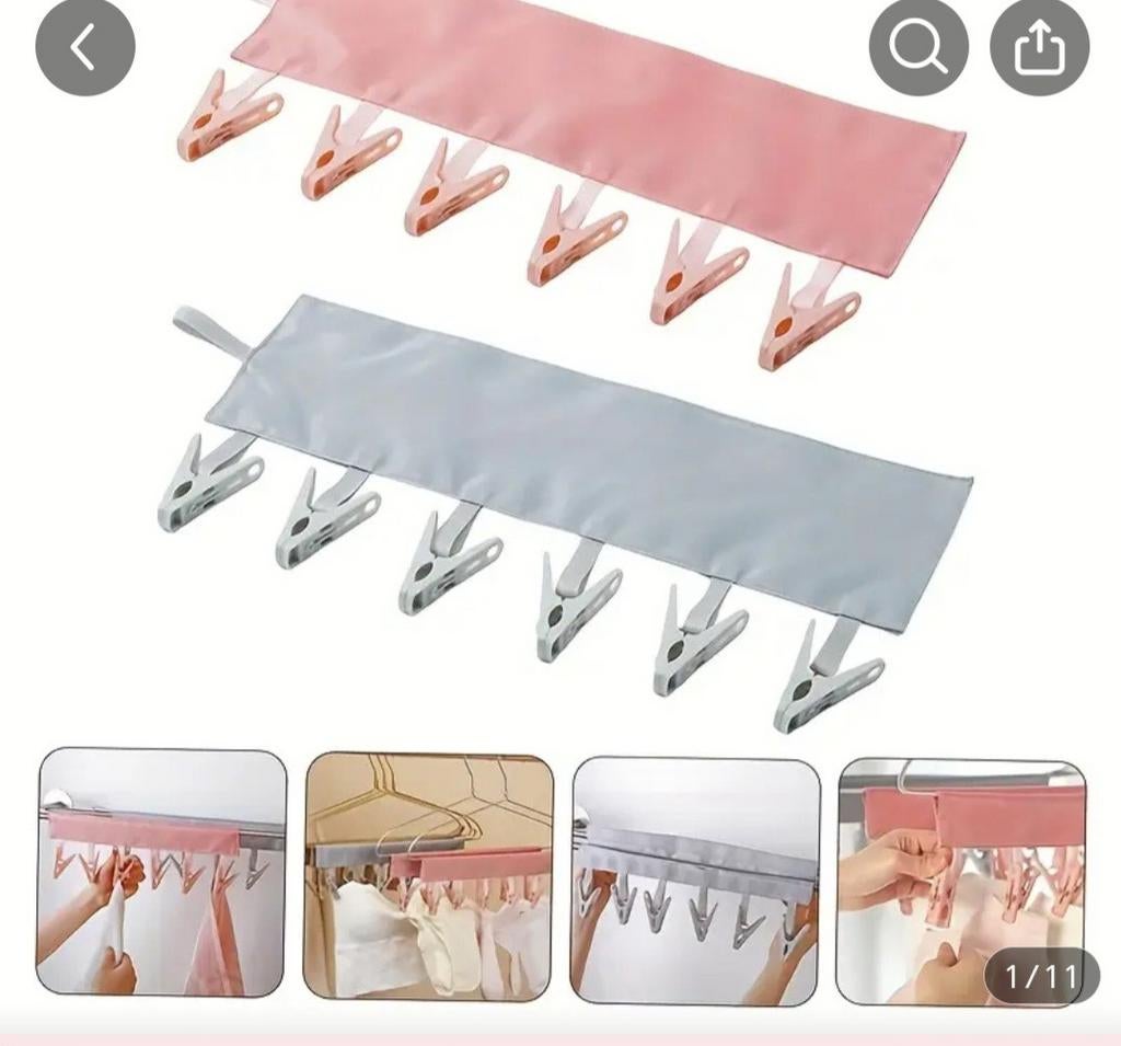 Nieuw roze mini waslijn sokken waslijn, Tuin en Terras, Droogmolens en Wasrekken, Ophalen of Verzenden, Nieuw, Overige typen