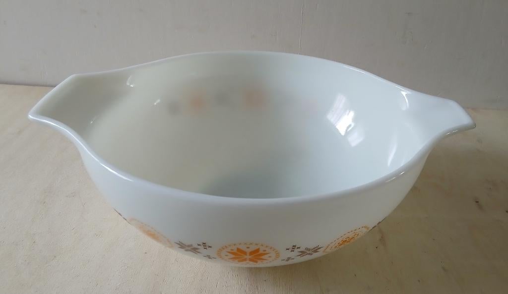 Vintage Pyrex 'Stad en Land Assepoester' mengkom, model 444, Ophalen of Verzenden, Gebruikt, Glas, Overige typen