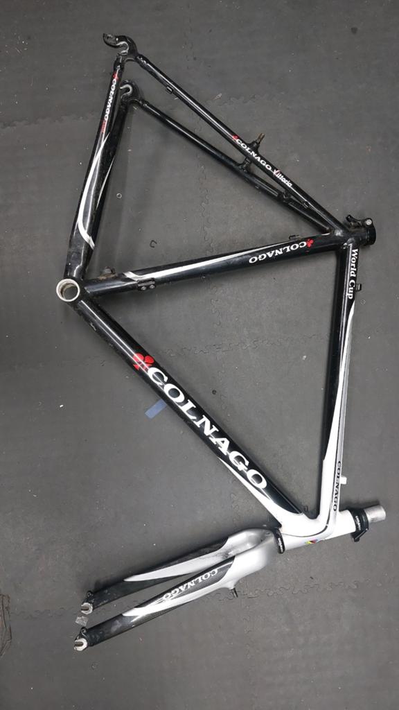 Colnago World Cup 2009 frameset 59cm, Ophalen of Verzenden, Frame, Aluminium