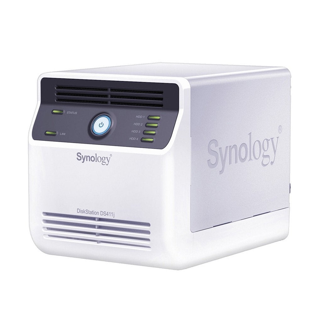 Synology DS411J zonder schijven (4X), Ophalen of Verzenden, Gebruikt