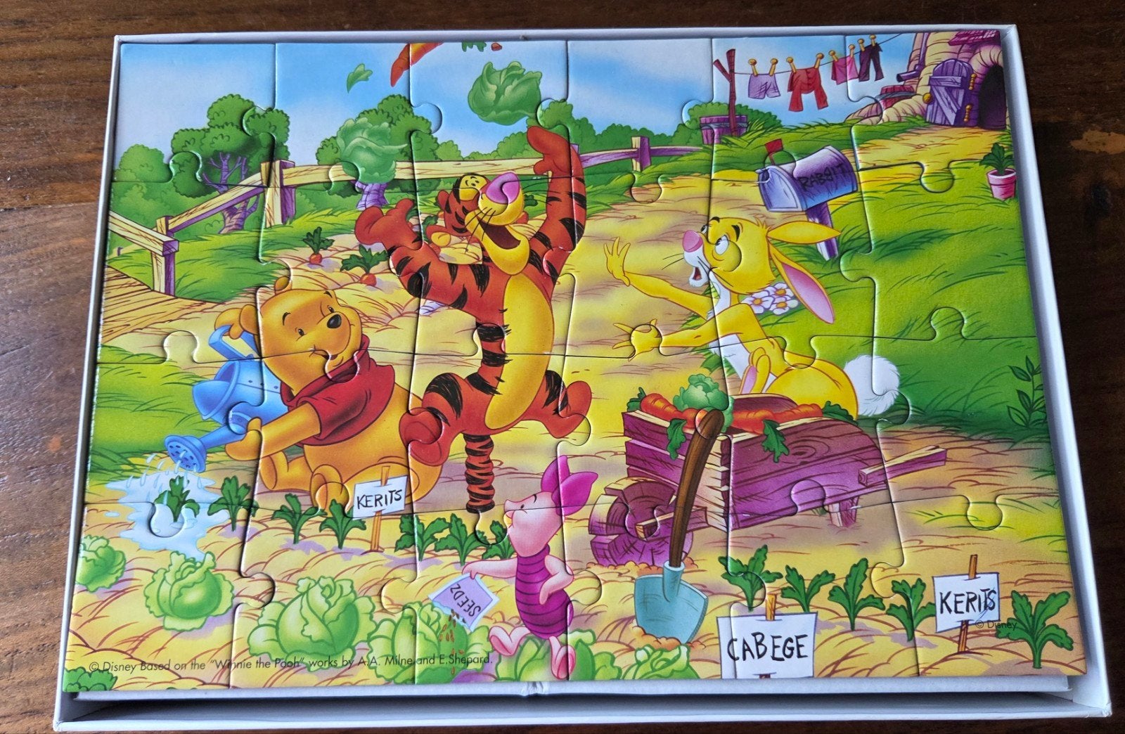 Disney Winnie de Poeh puzzel 24 stukjes, Ophalen, 10 tot 50 stukjes, Gebruikt, 2 tot 4 jaar