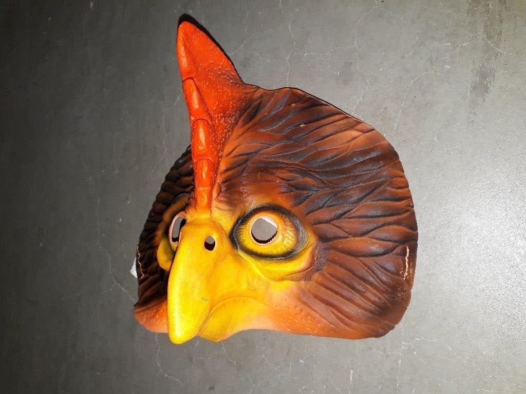Rubber masker haan - Nieuw, Ophalen of Verzenden, Nieuw, Overige