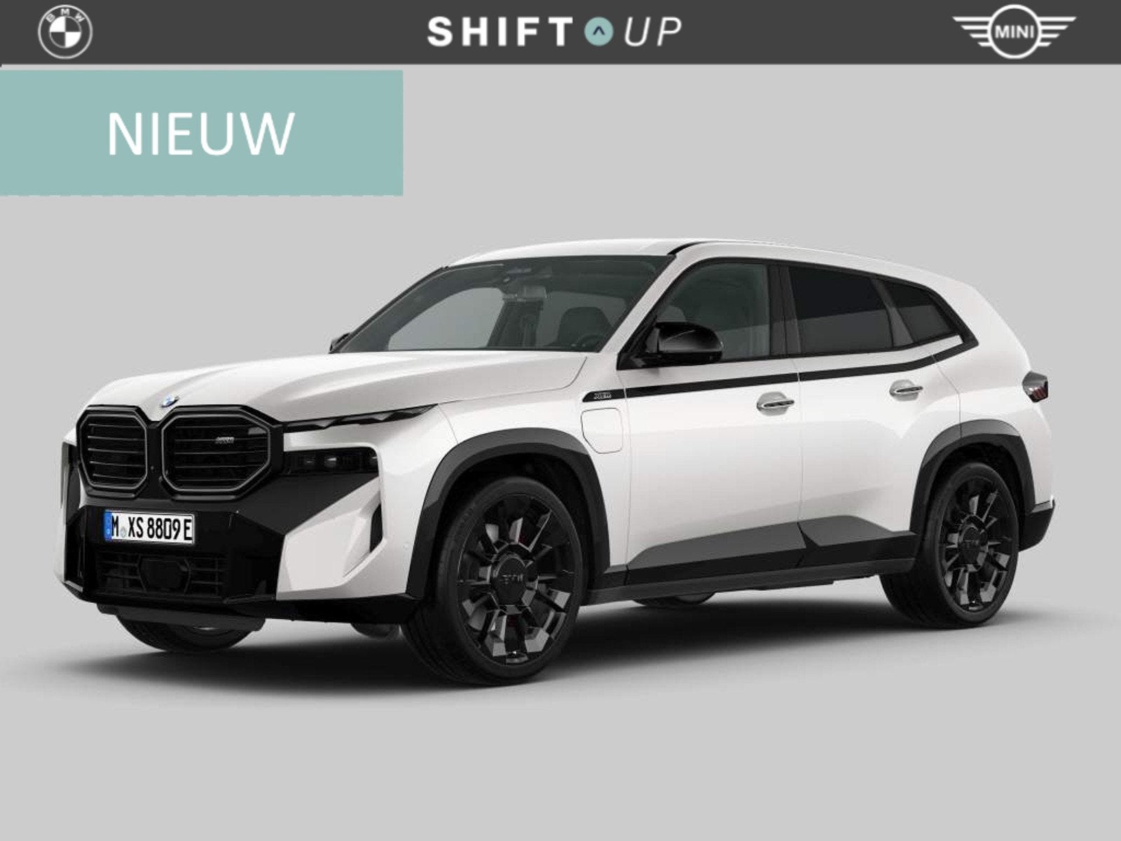 BMW XM PHEV 50e 30 kWh (bj 2024, automaat), Auto's, Automaat, Gebruikt, Zwart, Wit