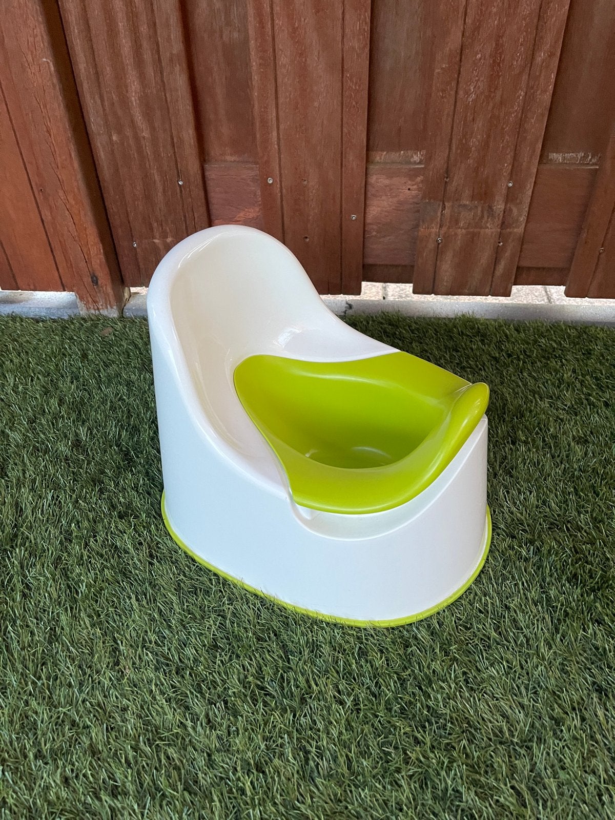 IKEA Lockig Kinderpotje wit/groen, Ophalen of Verzenden, Zo goed als nieuw