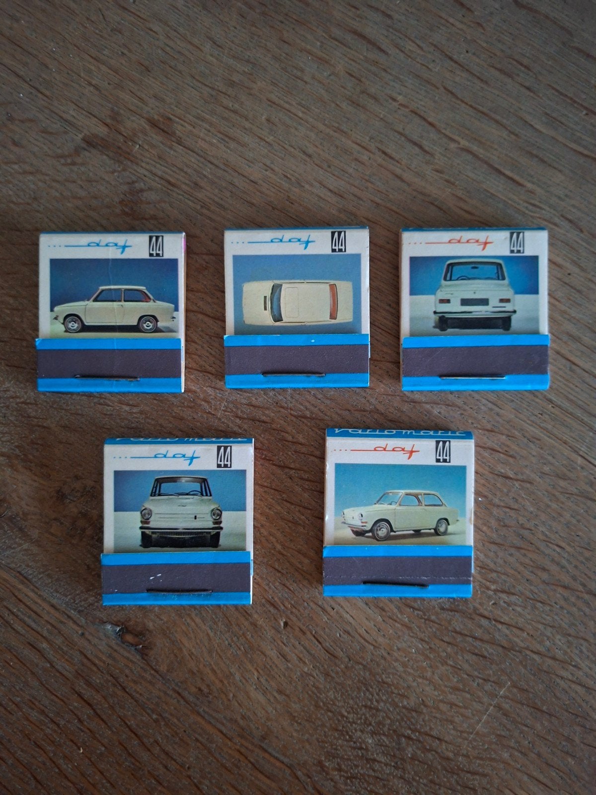 vintage Daf44 lucifermapjes, Atria lucifers Eindhoven., Ophalen of Verzenden, Zo goed als nieuw, Luciferdoosjes of -merken