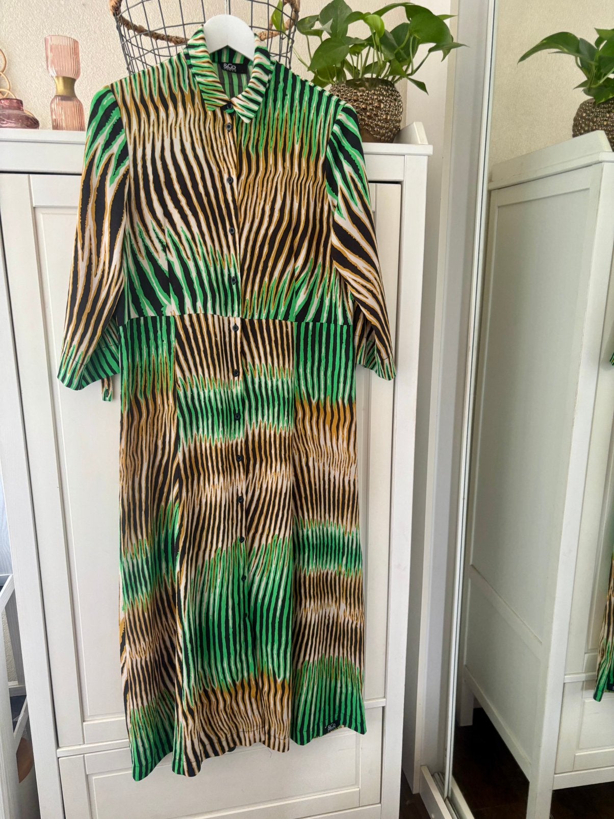&Co woman jurk maat L, Kleding | Dames, Jurken, Maat 42/44 (L), Ophalen of Verzenden, Zo goed als nieuw, Onder de knie
