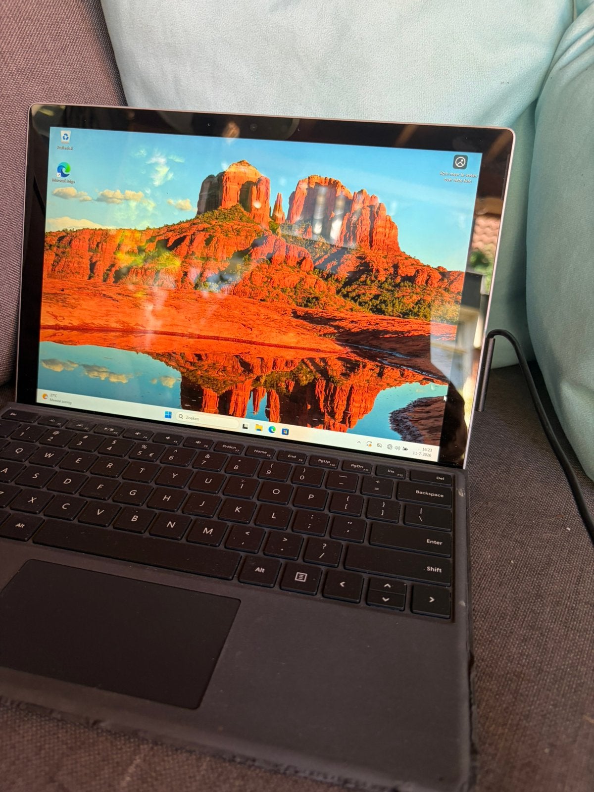 Microsoft Surface Pro7.  Met windows 11, Computers en Software, Windows Laptops, Ophalen, 12 inch, 2 tot 3 Ghz, SSD
