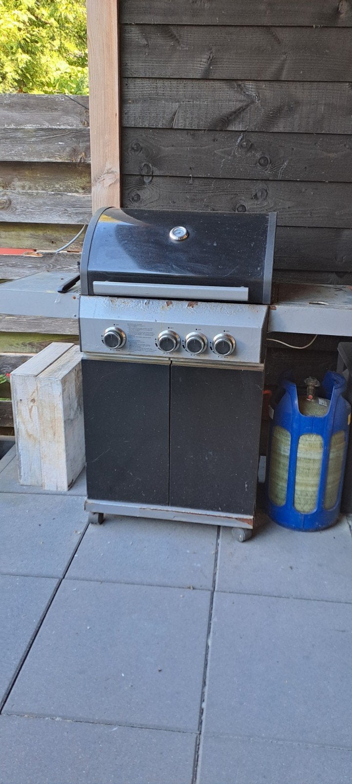 gas BBQ en aparte kookpit, Tuin en Terras, Ophalen, Gebruikt