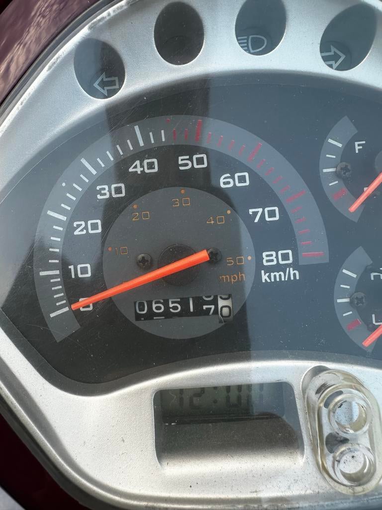 Scooter Riva Vespa Look QLX - Zo goed als nieuw, Ophalen, Gebruikt, Maximaal 45 km/u, Benzine