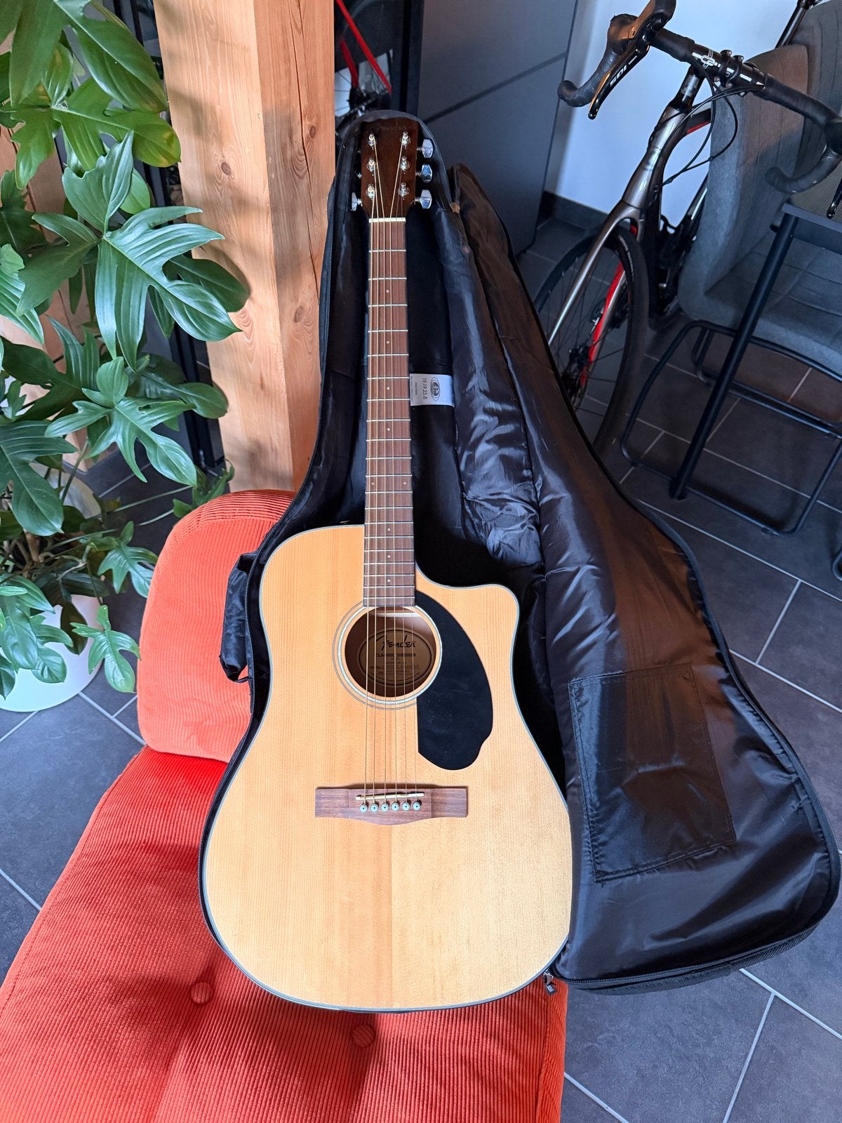 Fender CD-60SCE Dreadnought Westerngitaar met element, Ophalen, Nieuw, Western- of Steelstringgitaar, Met (piezo-)element