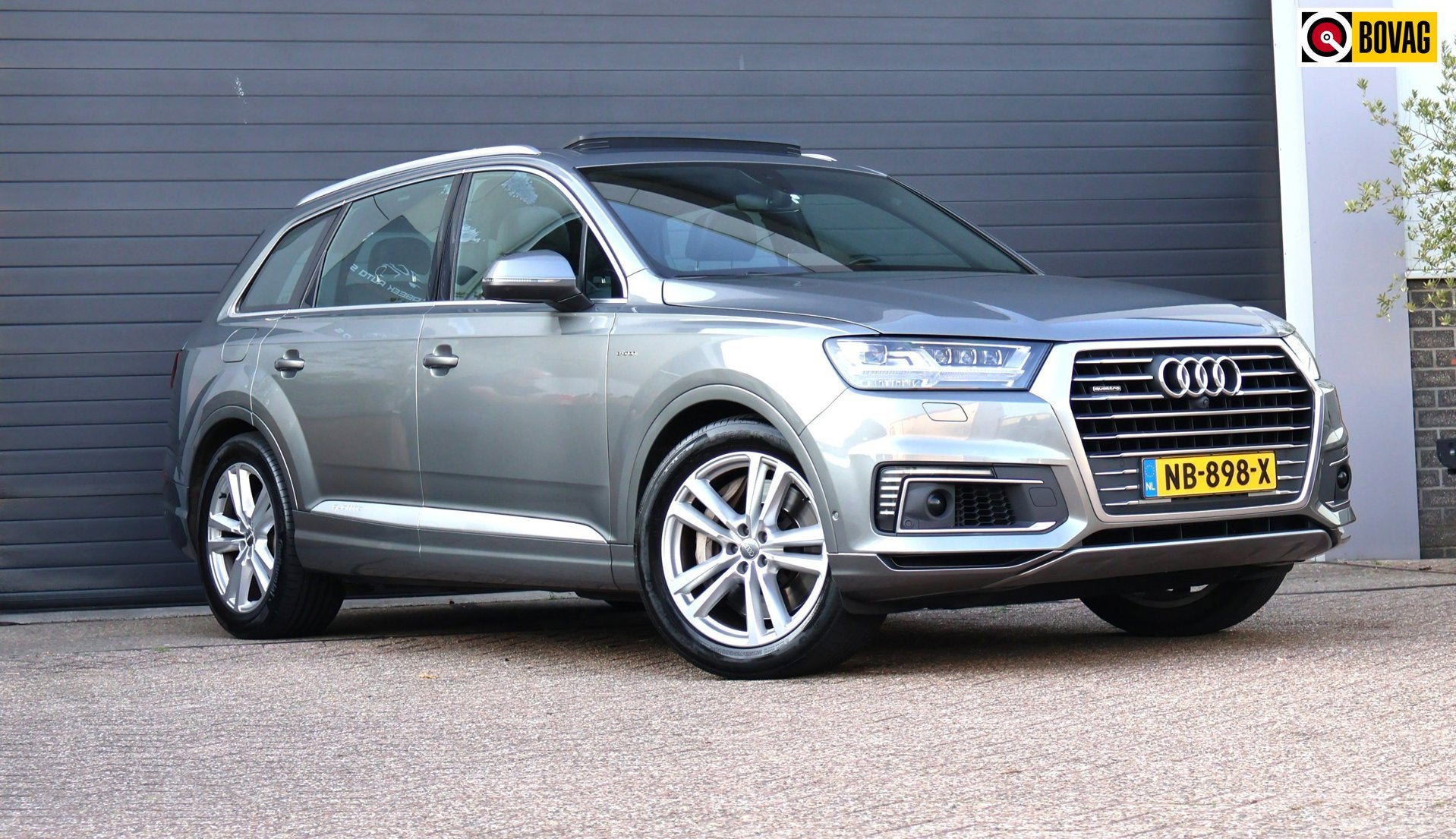 Audi Q7 3.0 TDI e-tron quattro Sport Pano/Lucht/ACC/360 Came, Auto's, Audi, Automaat, Gebruikt, Euro 6, 259 pk