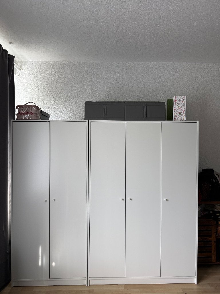 Wardrobe, Ophalen, Overige materialen, Met deur(en), 100 tot 150 cm