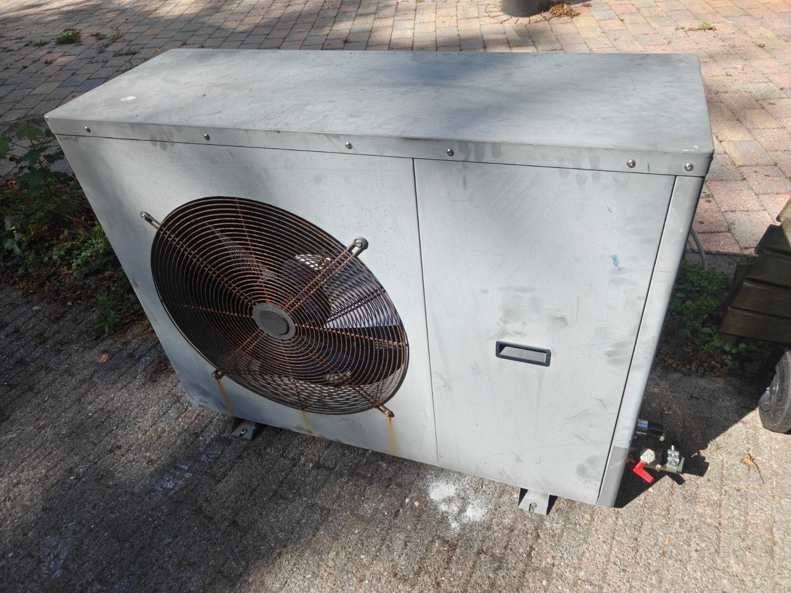 Warmtepomp Heatfan Luchtwater 9kW met verwarmingselement, Ophalen, Gebruikt