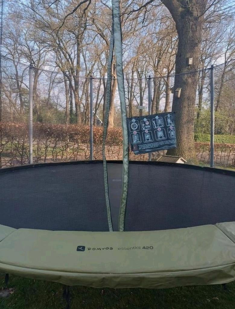 Trampoline domyos essential 420, Kinderen en Baby's, Speelgoed | Buiten | Trampolines, Ophalen of Verzenden