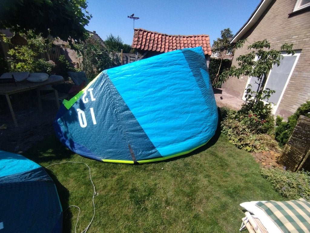 Gaastra IQ 9 en Gaastra IQ 12 kites, Ophalen, Gebruikt, 9 m², Geen board