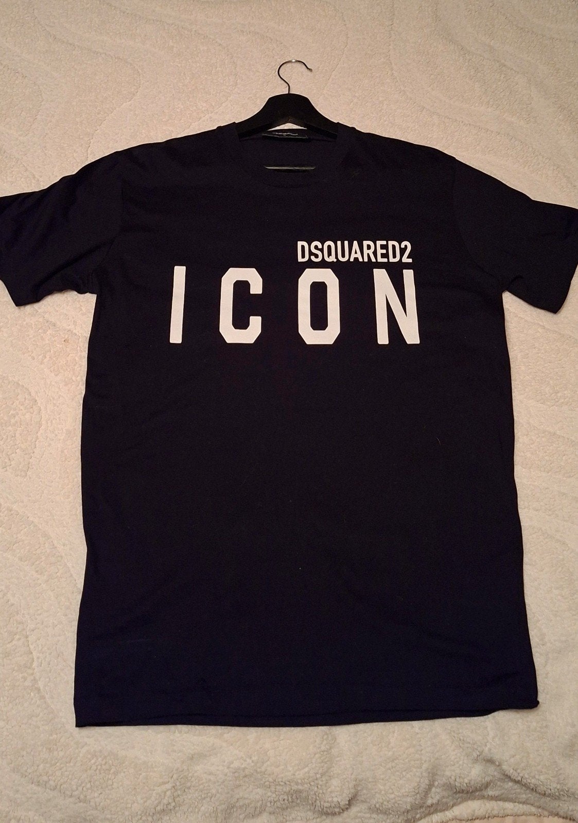 Dsquared2 Icon T-shirt - Maat M - 1x gedragen, Kleding | Heren, Dsquared2, Maat 48/50 (M), Zwart, Ophalen of Verzenden