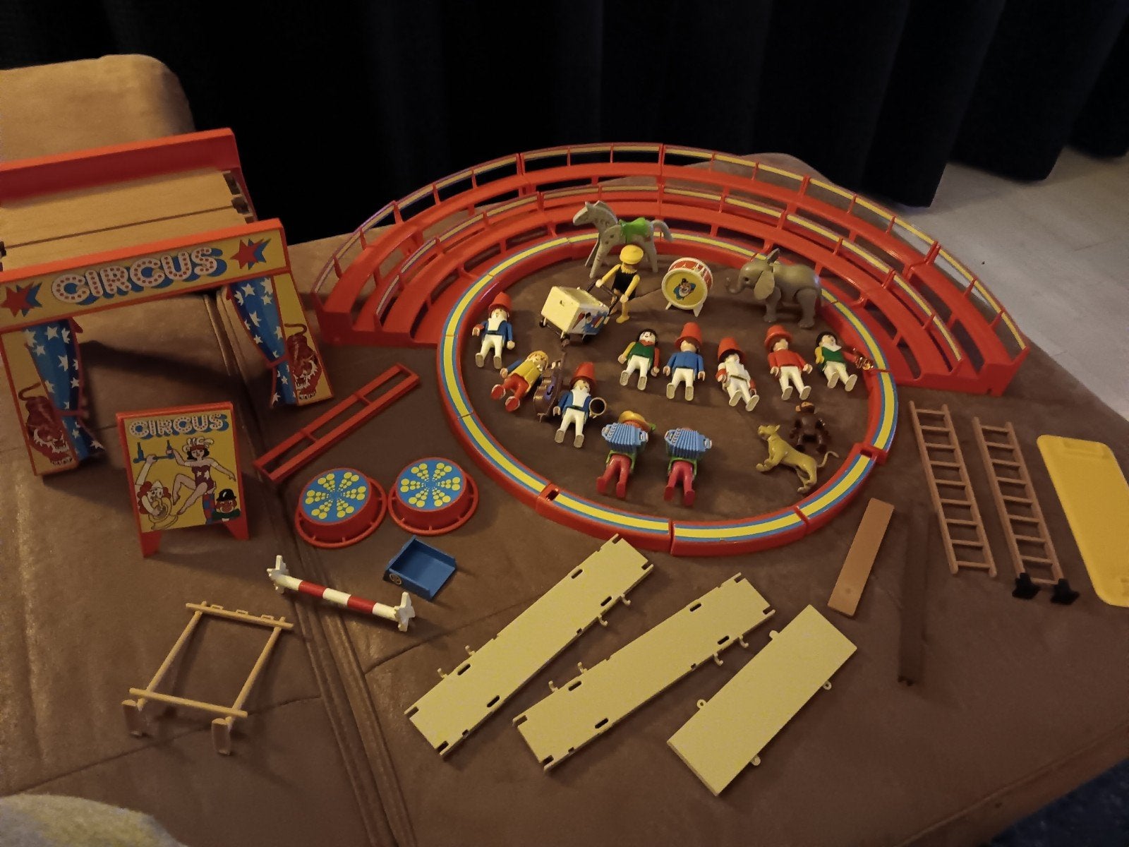 Playmobil 2 x circus sets 3553 & 3510 vintage 1978, Ophalen of Verzenden, Gebruikt