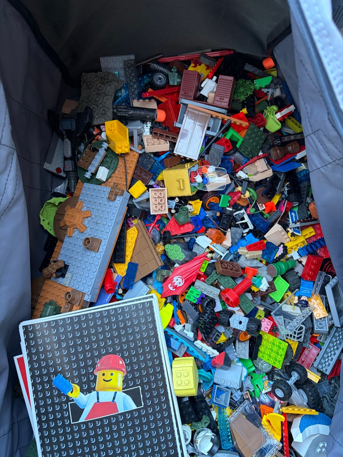 Grote partij 6 kg diverse bouwstenen (Lego, Megabloks, etc.), Ophalen, Gebruikt, Megabloks