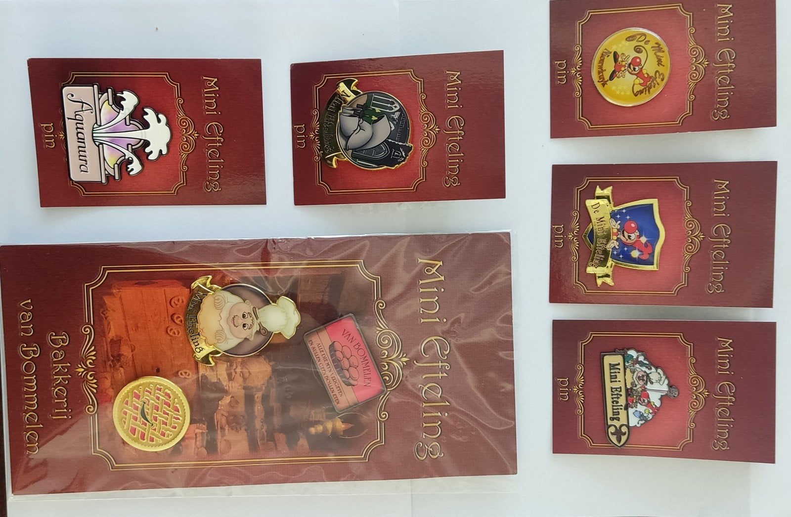 Mini Efteling Pins - Collectie, Verzamelen, Verzenden, Nieuw, Speldje of Pin