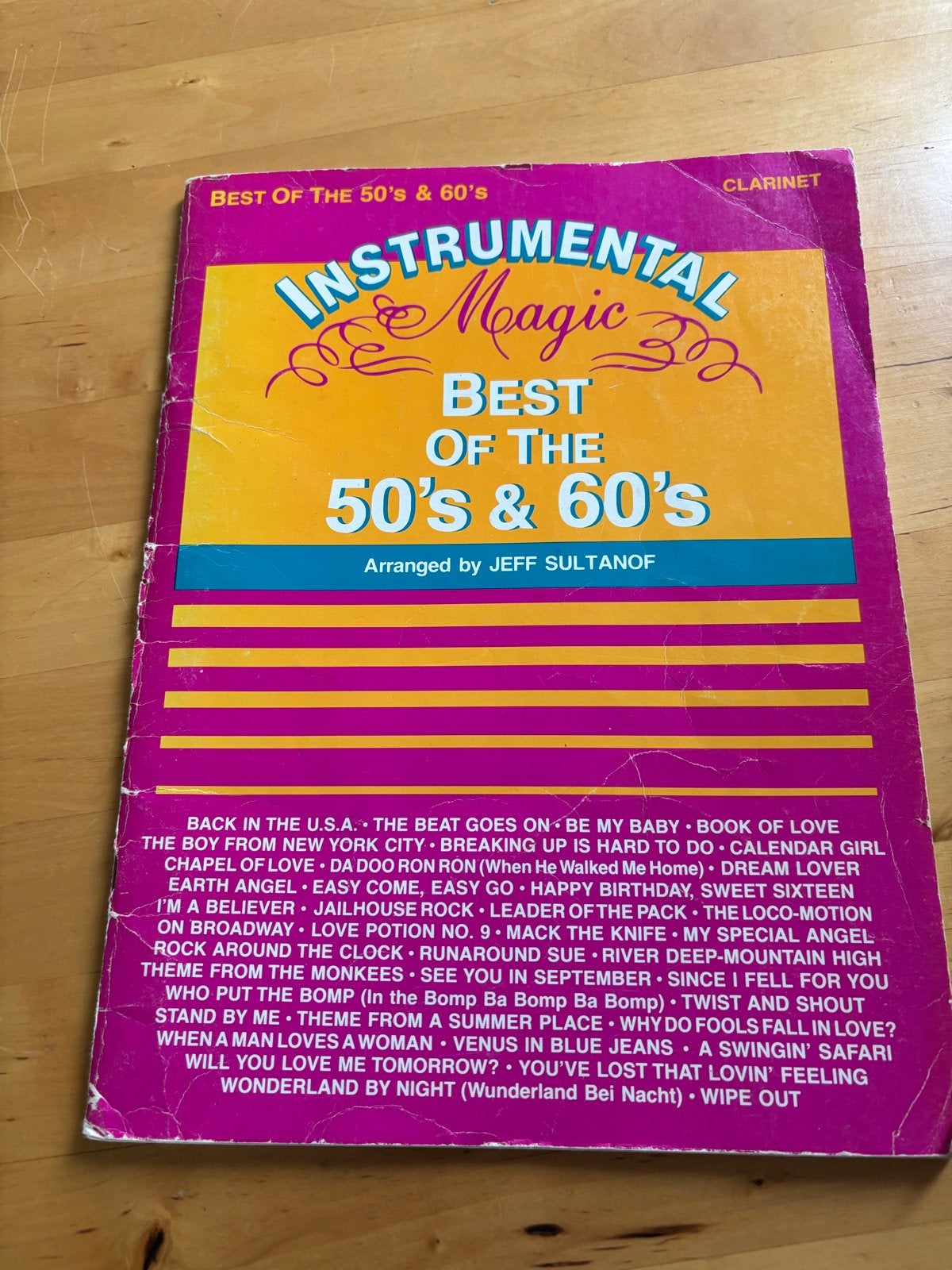 Muziekboek Klarinet: Best of the 50's & 60's (40 liedjes), Gebruikt, Ophalen of Verzenden, Klarinet, Thema