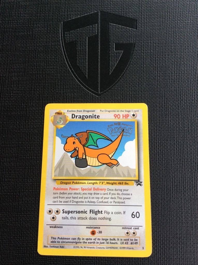 Dragonite Black Star movie Promo, Ophalen of Verzenden, Zo goed als nieuw, Losse kaart