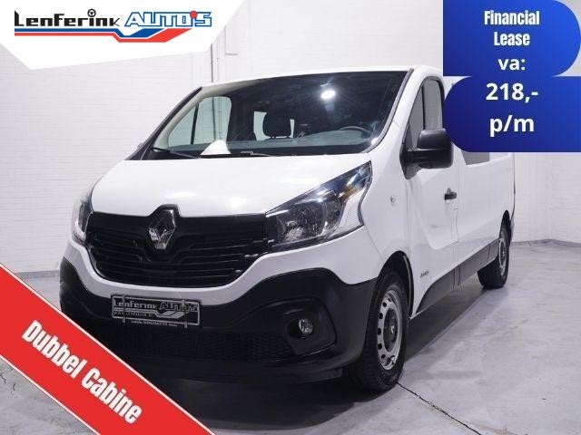 Renault Trafic 1.6 dCi 145 pk L2 Dubbel Cabine Apple Carplay, Voorwielaandrijving, 145 pk, Stof, Gebruikt