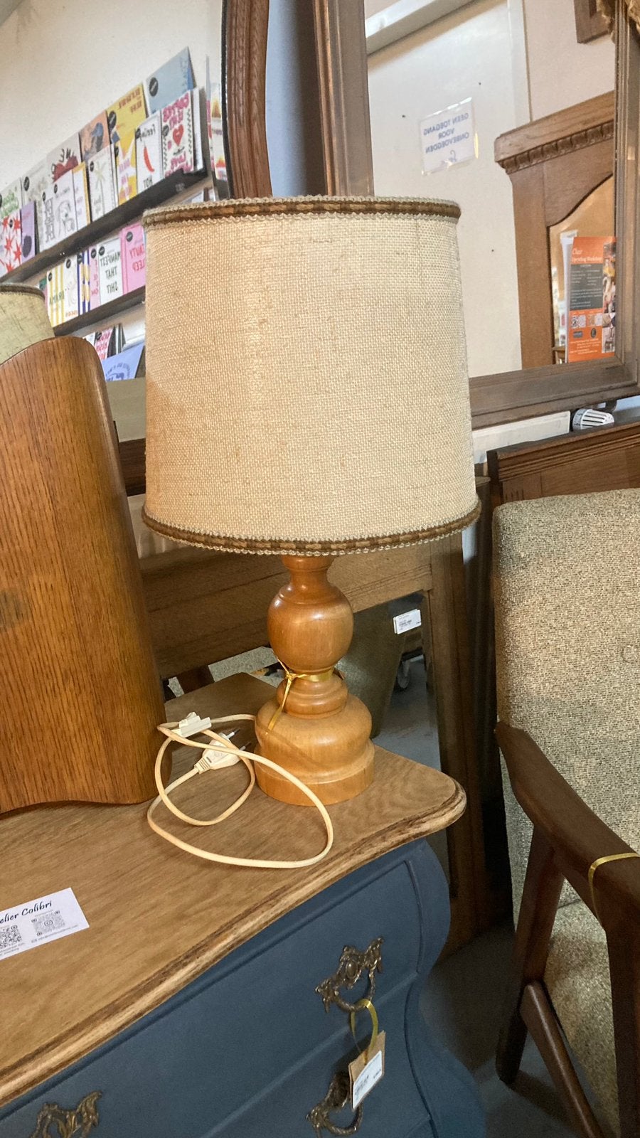 Lampje - vintage, Ophalen, Zo goed als nieuw