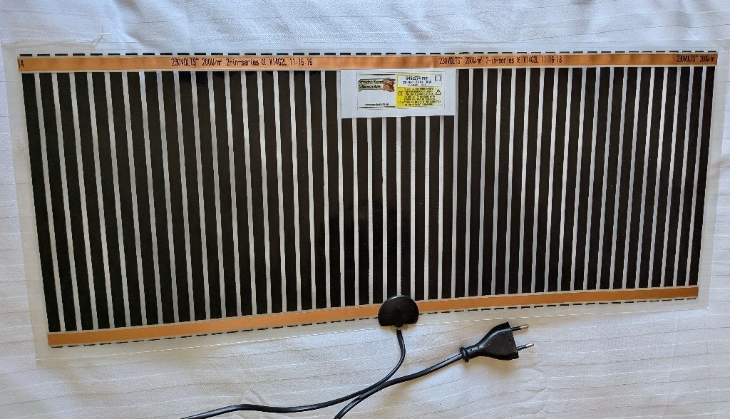 Verwarmingsmat met thermostaat., Hobby en Vrije tijd, Overige Hobby en Vrije tijd, Gebruikt, Ophalen of Verzenden