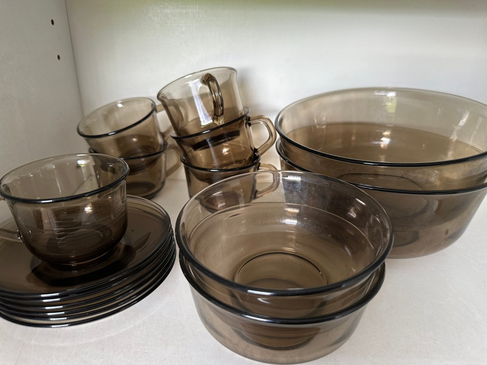Vintage servies, Ophalen