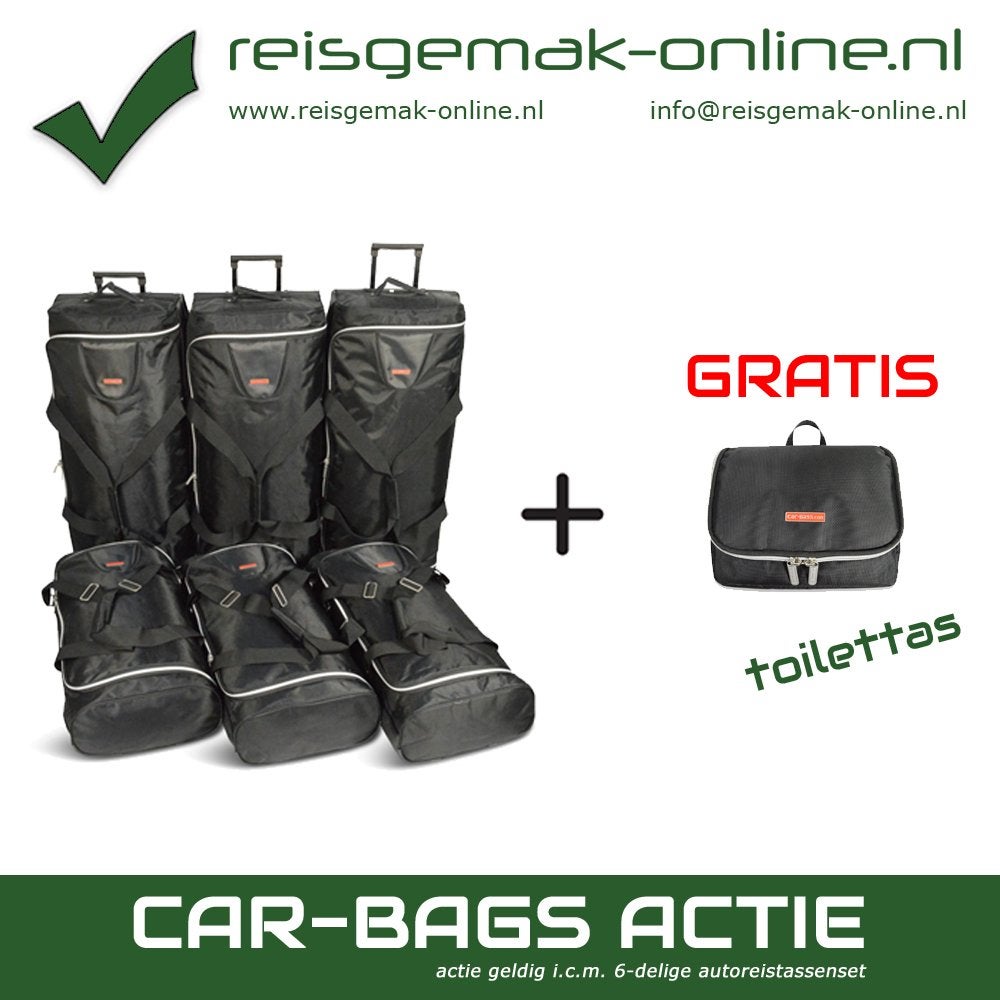 Gratis Toilettas bij 6-delige CAR-BAGS reistassenset, Ophalen of Verzenden, Nieuw