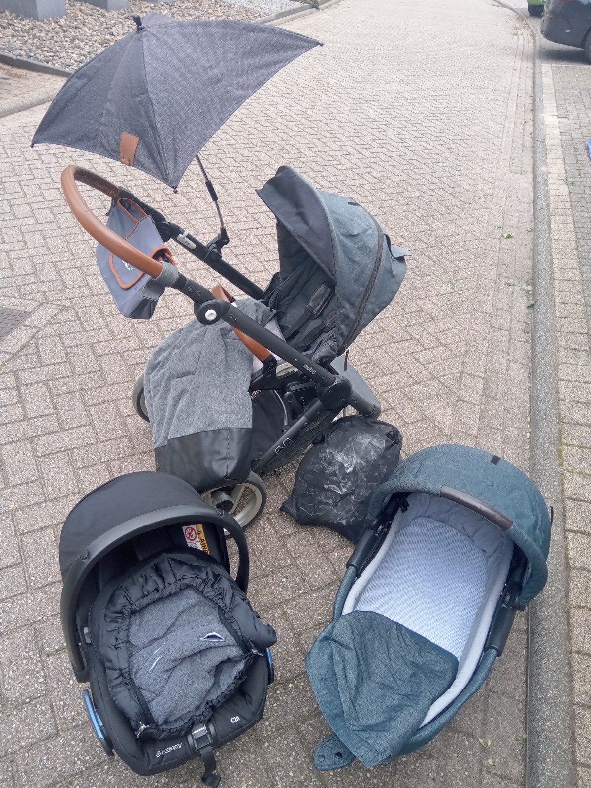Kinderwagen 3 in 1 Mutsy, Ophalen, Mutsy